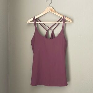 Athletic built in bra tank